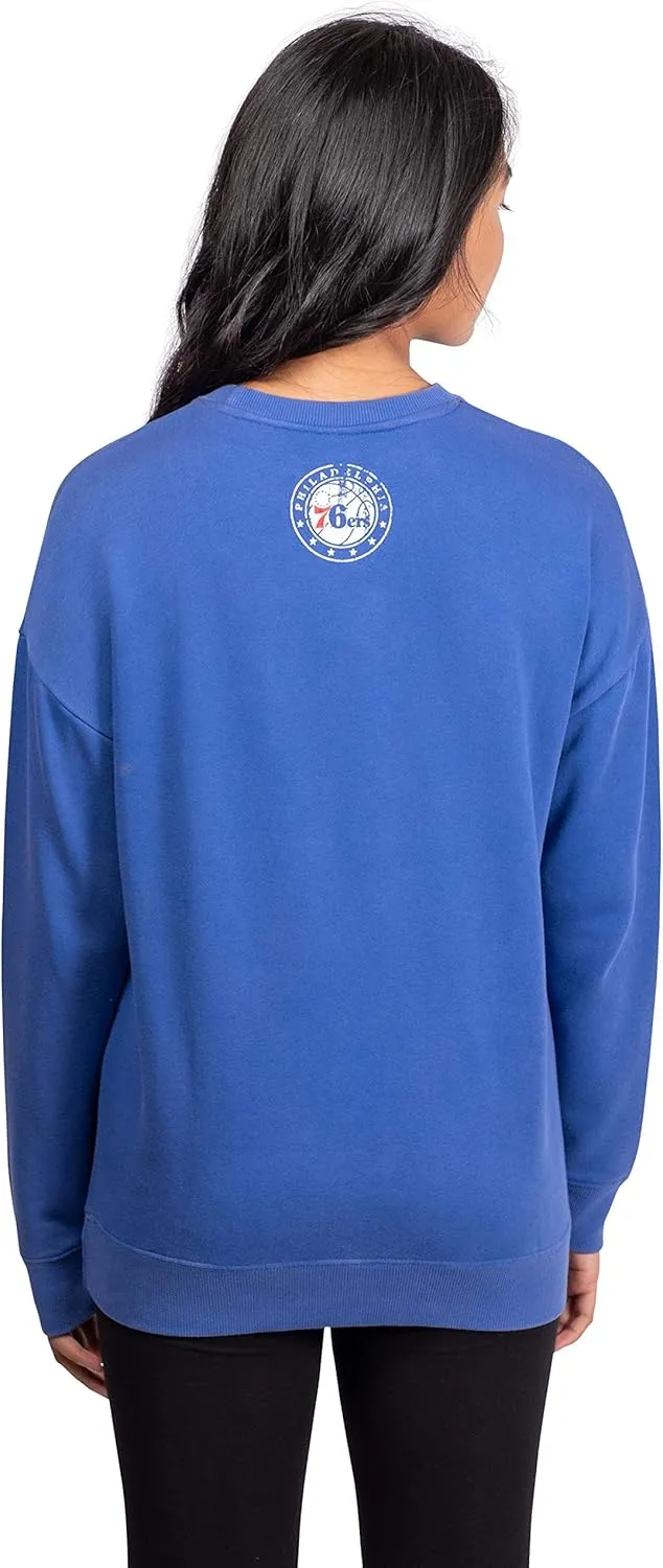 Ultra Game Women's NBA Official Super Soft Oversized Sweatshirt