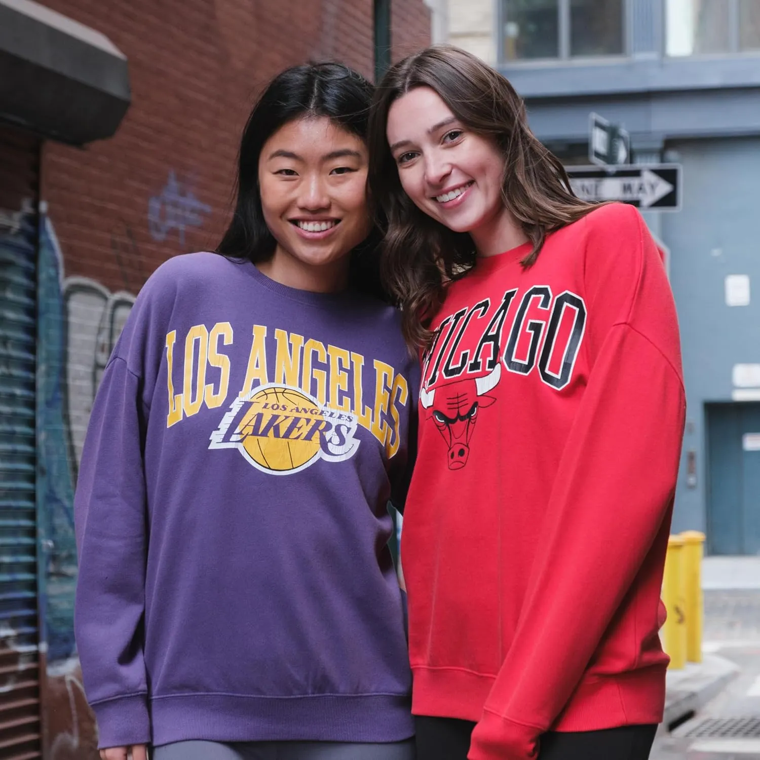 Ultra Game Women's NBA Official Super Soft Oversized Sweatshirt