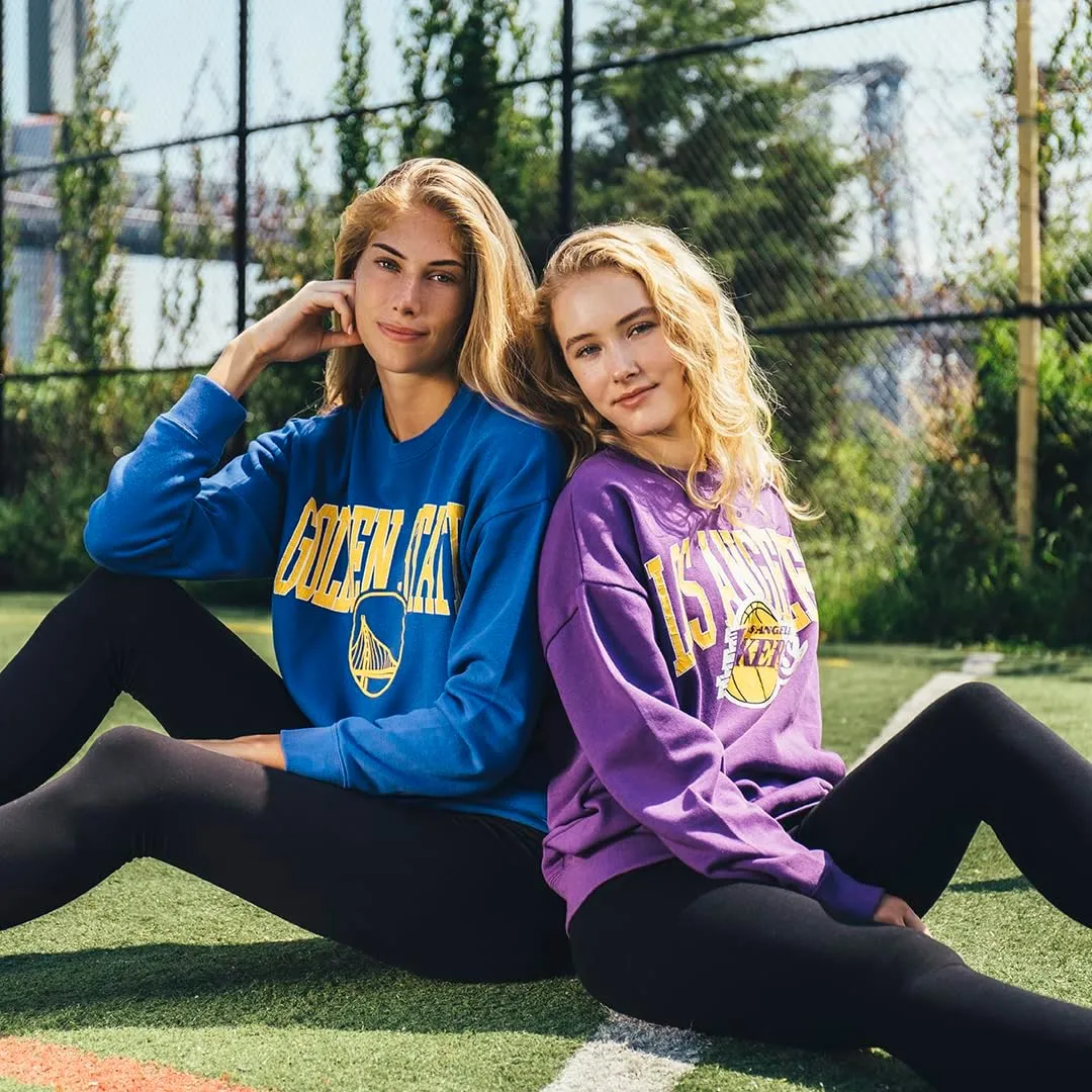 Ultra Game Women's NBA Official Super Soft Oversized Sweatshirt