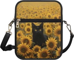 Unisex Leather Purses, Stylish Crossbody Bags Shoulder Bag Travel Shoulder Bag for Spring Travel & Musical Festival