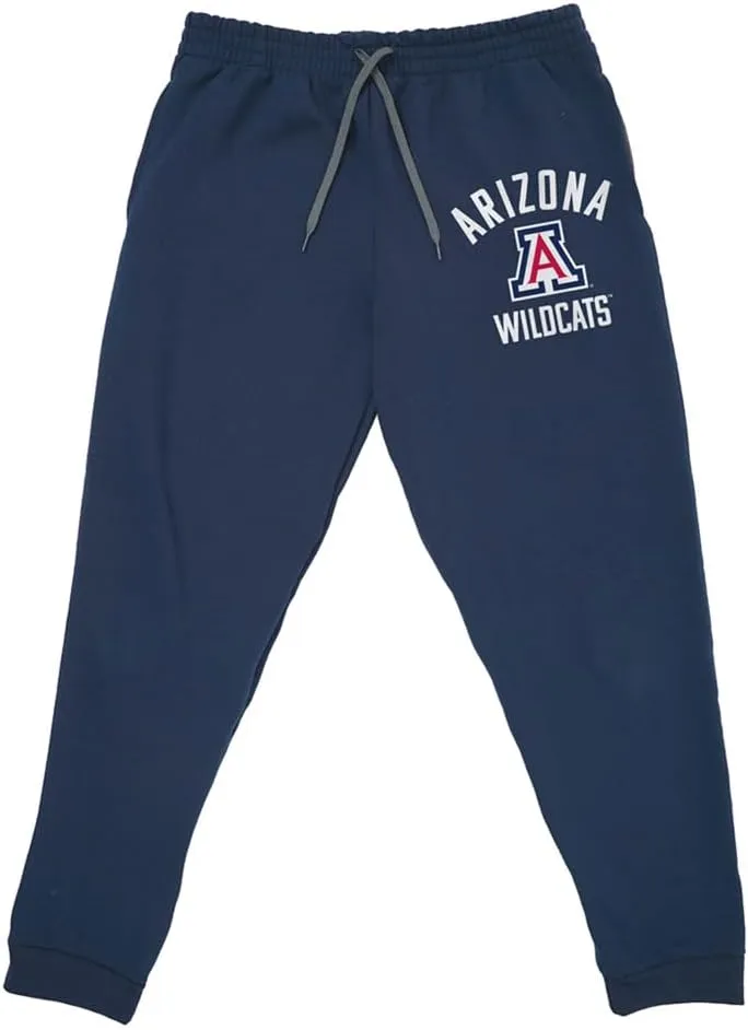 University of Arizona Officially Licensed Apparel - Arched Text Unisex Jogger Sweatpants with Pockets