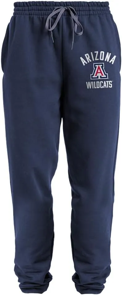University of Arizona Officially Licensed Apparel - Arched Text Unisex Jogger Sweatpants with Pockets