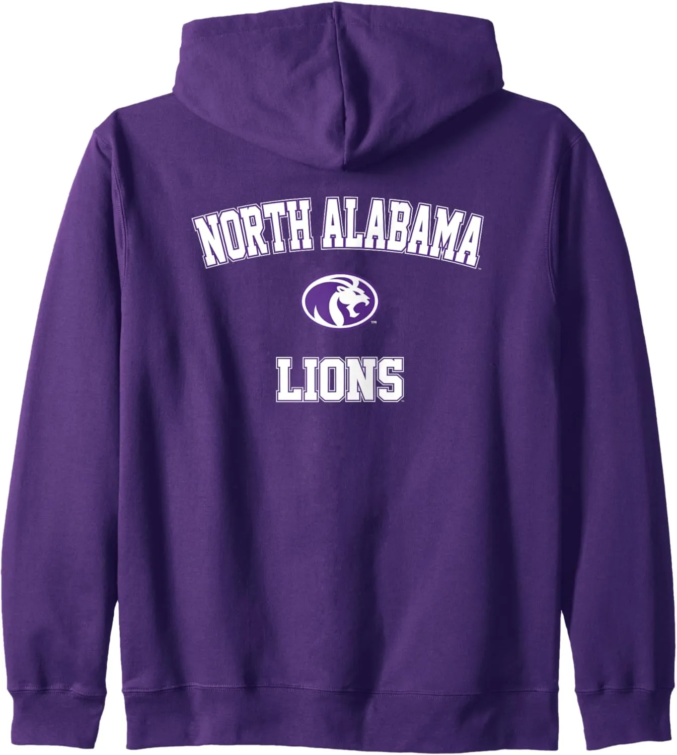 University of North Alabama UNA Lions Campus Classic Zip Hoodie