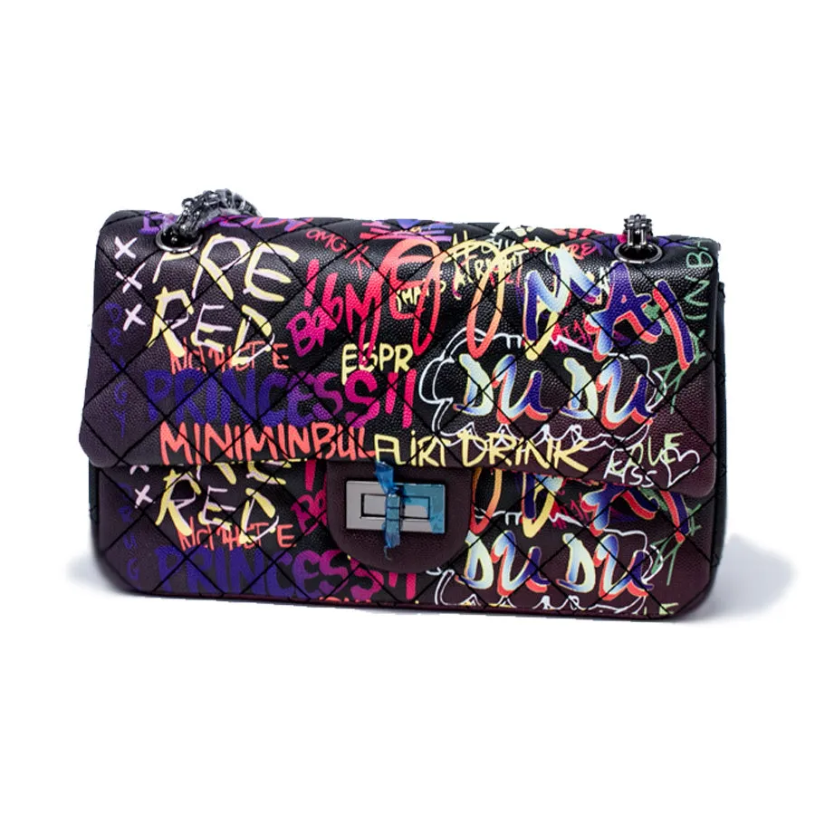 Urban Chic Black Crossbody Handbag