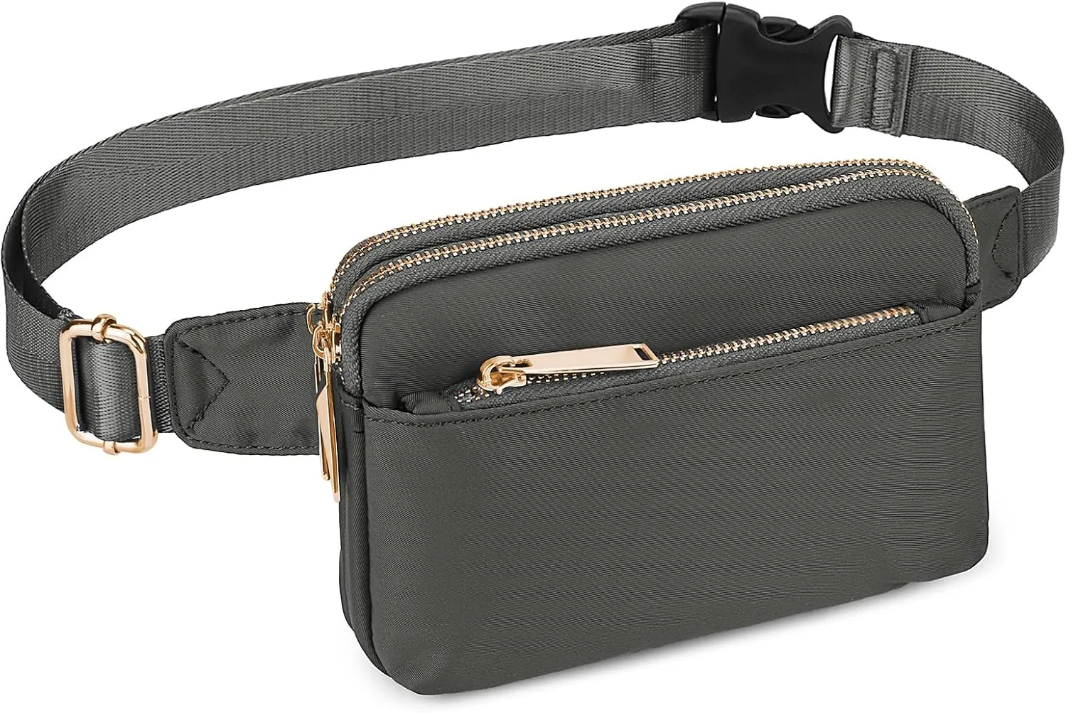 Uromee Fanny Packs for Women Crossbody Belt Bag Nylon Fashion Mini Waist Bag Everywhere Travel Hiking Running Adjustable Strap