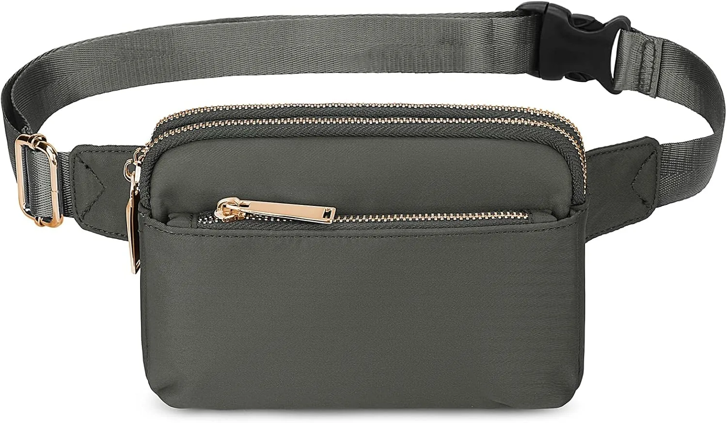 Uromee Fanny Packs for Women Crossbody Belt Bag Nylon Fashion Mini Waist Bag Everywhere Travel Hiking Running Adjustable Strap