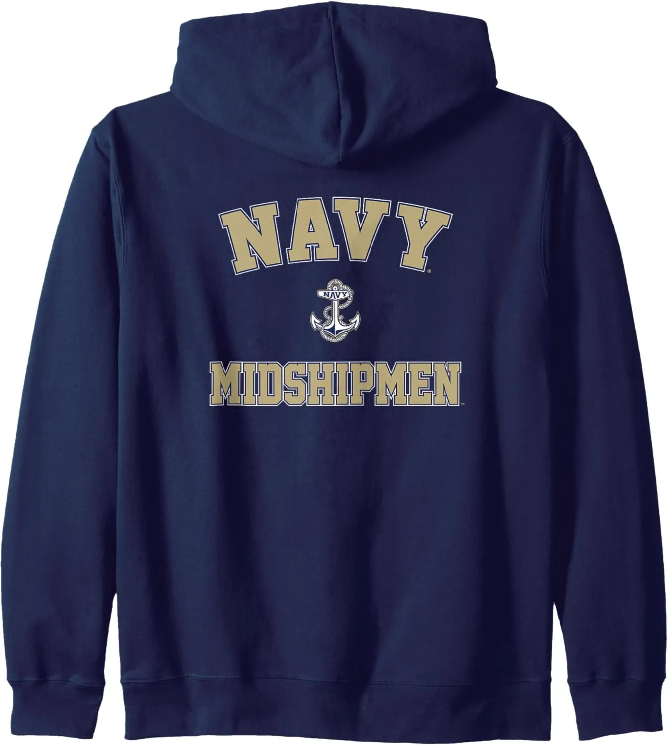 US Naval Academy Navy Midshipmen Campus Classic Zip Hoodie