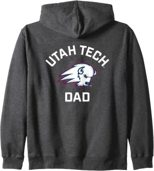 Utah Tech Trailblazers Arched Dad Zip Hoodie