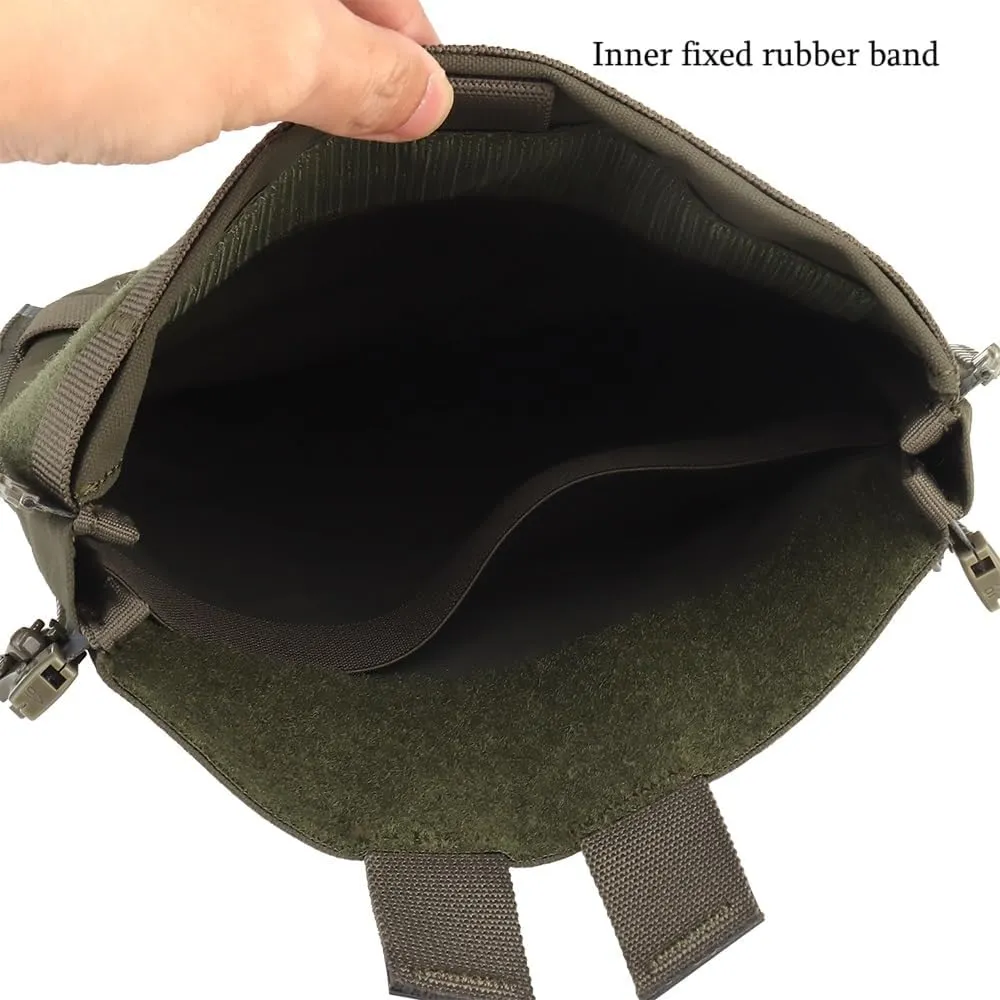 V5 PC Back Panel Water Bag,3L Water Hydration Carrier Zip On Back Panel Banger for Tactical Airsoft Vest