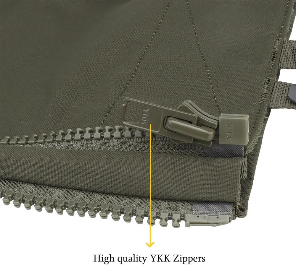 V5 PC Back Panel Water Bag,3L Water Hydration Carrier Zip On Back Panel Banger for Tactical Airsoft Vest