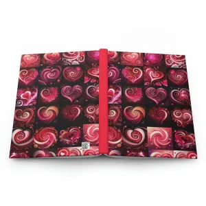 Valentine&#39;s Day Heart Journal  - 150 page (75 sheets) Lined Hardback Journal |Valentine Gift for Kids | Valentine Journal for Women