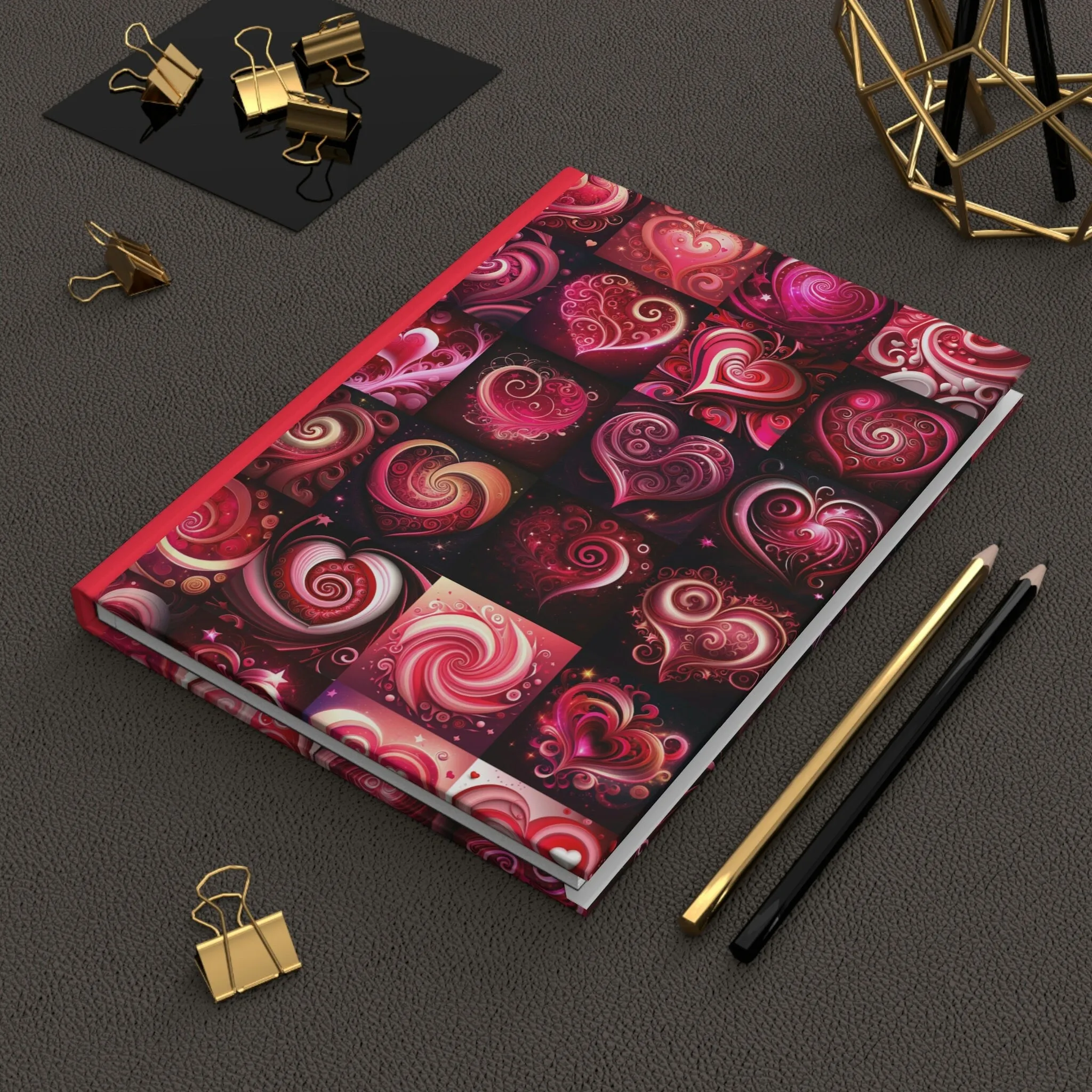 Valentine&#39;s Day Heart Journal  - 150 page (75 sheets) Lined Hardback Journal |Valentine Gift for Kids | Valentine Journal for Women