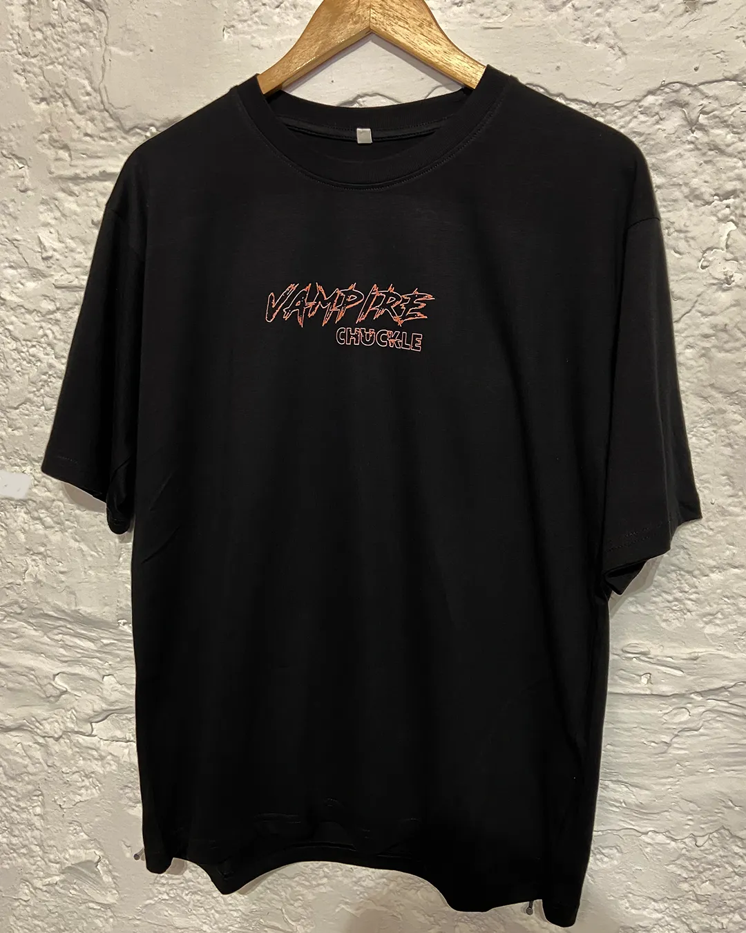 Vampire Chuckle 100% Cotton Oversized t-shirt