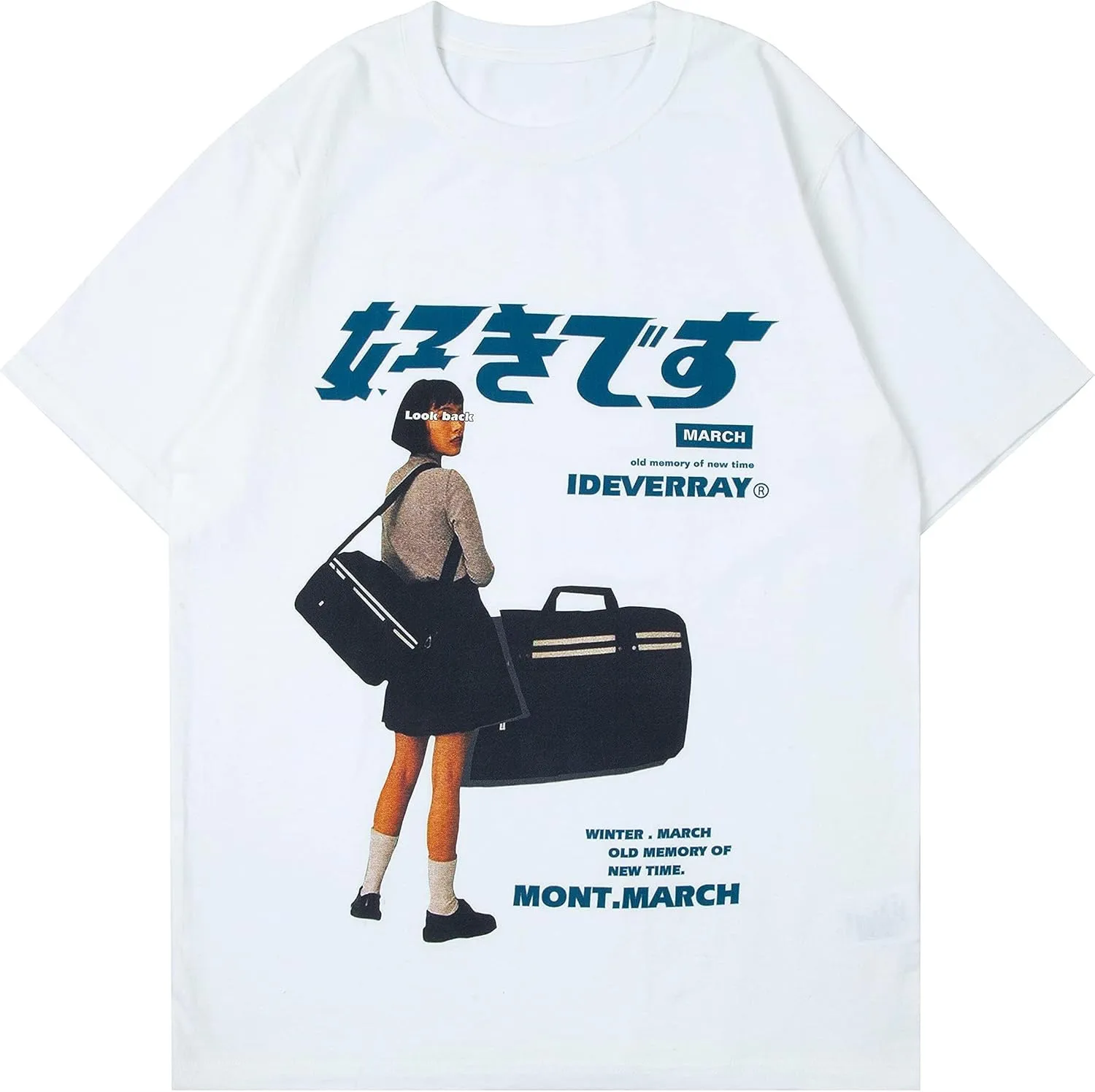 Vamtac Graphic Tees Mens Graphic T-Shirts Japanese Y2k Shirt Vintage Tee Harajuku Tops