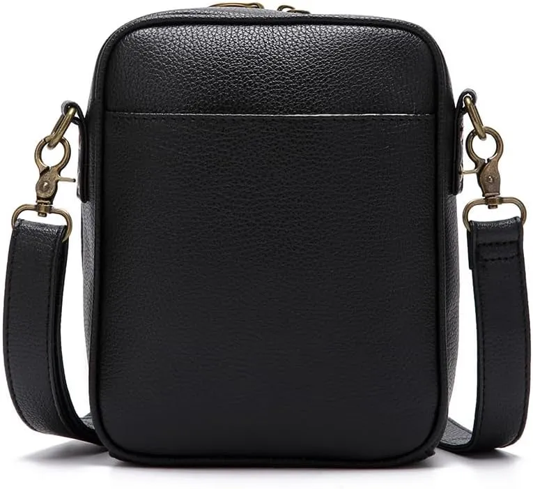 Vintage Crossbody Bags for Women, Anti Theft Purse With 10 Card Slot Messenger Shoulder Handbag Built In Wallet