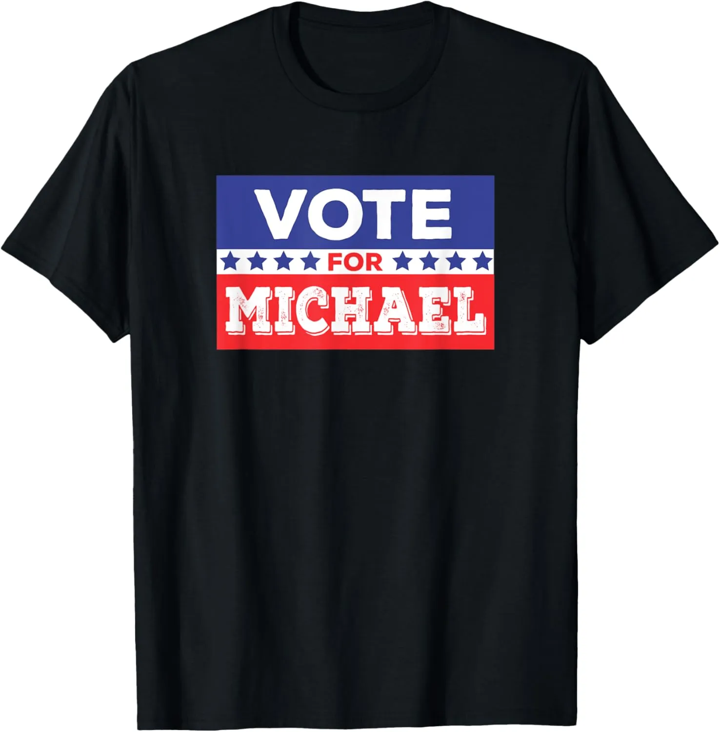 Vote for Michael Red White and Blue with Stars T-Shirt
