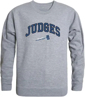 W Republic Brandeis University Judges Campus Crewneck Sweatshirt Heather Grey Small
