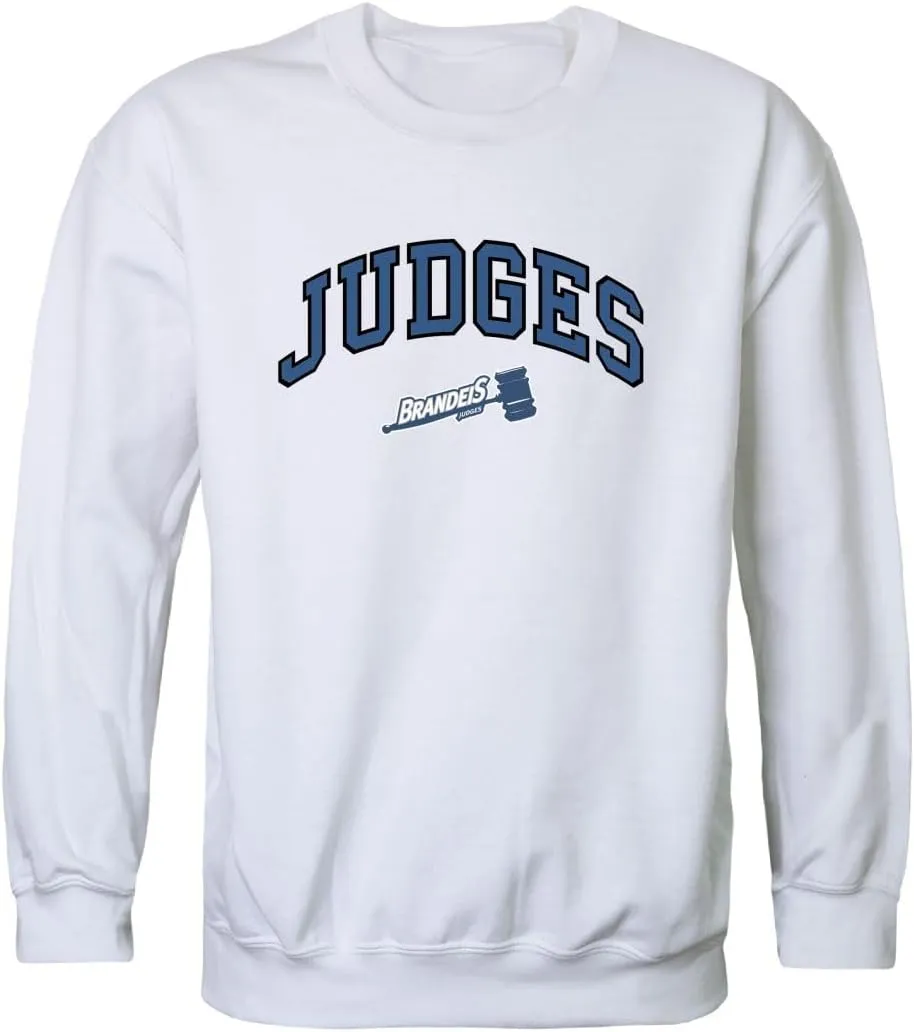 W Republic Brandeis University Judges Campus Crewneck Sweatshirt White Small