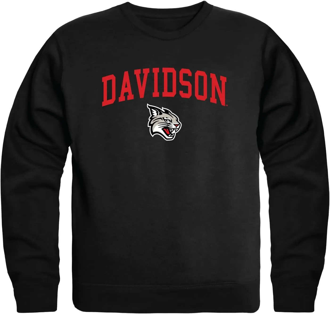 W Republic Davidson College Wildcats Campus Crewneck Pullover Sweatshirt Sweate