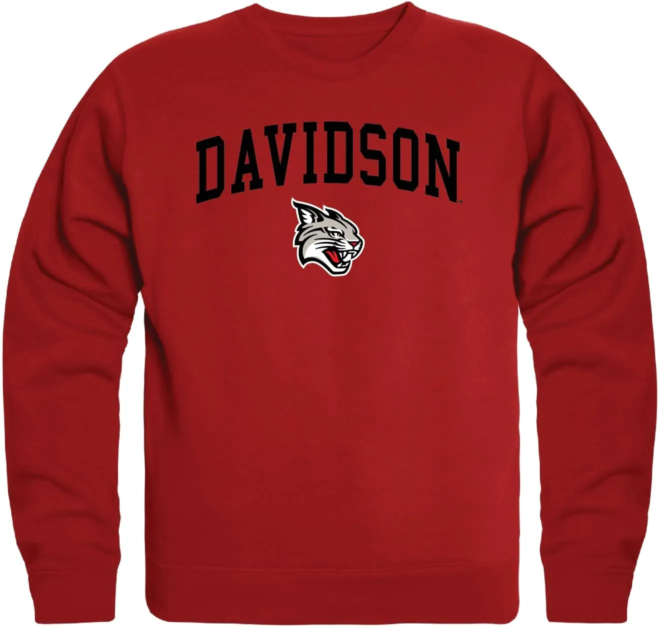 W Republic Davidson College Wildcats Campus Crewneck Pullover Sweatshirt Sweate