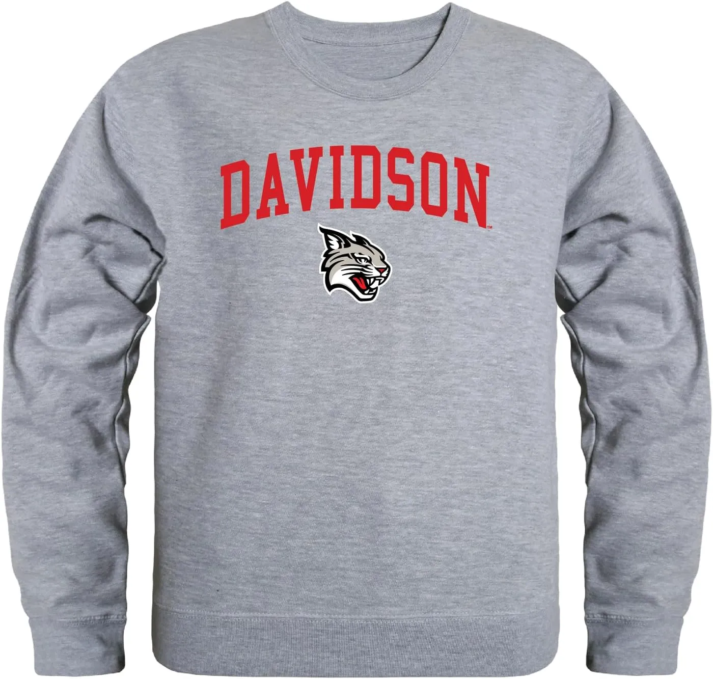 W Republic Davidson College Wildcats Campus Crewneck Pullover Sweatshirt Sweate