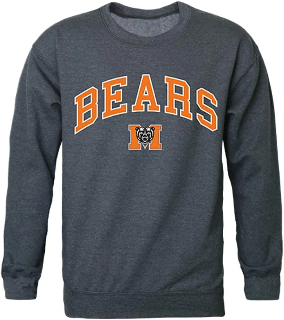 W Republic Mercer University Bears Campus Crewneck Pullover Sweatshirt Sweate