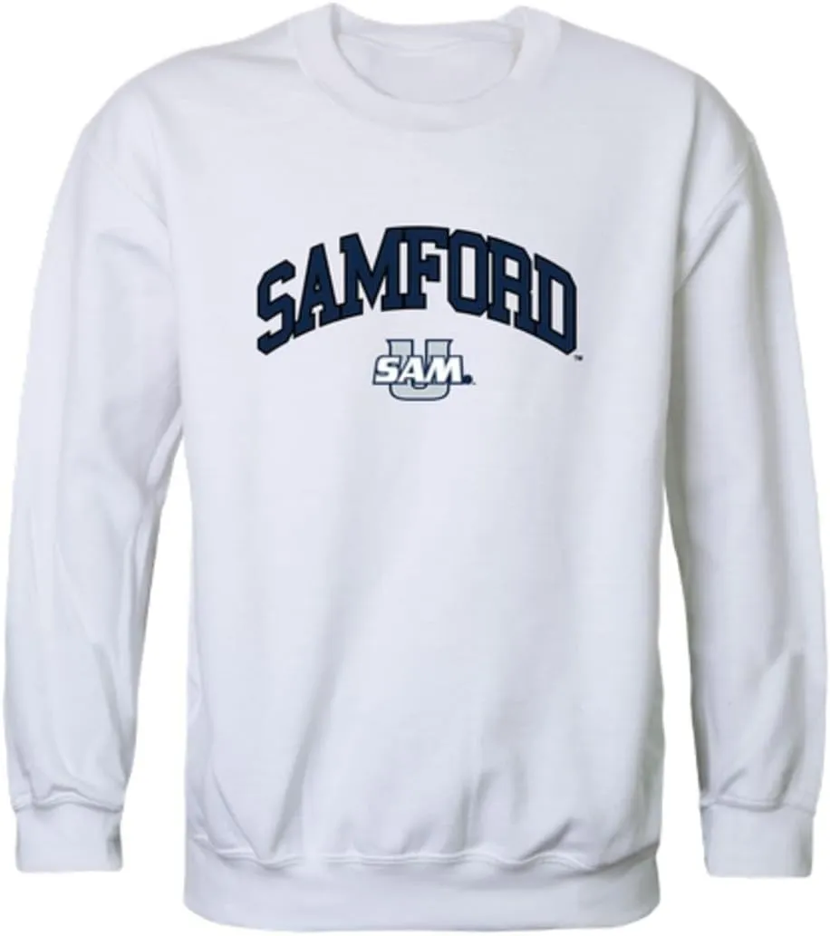 W Republic Samford University Bulldogs Campus Crewneck Pullover Sweatshirt Sweate