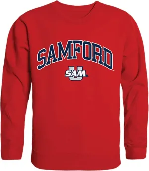 W Republic Samford University Bulldogs Campus Crewneck Pullover Sweatshirt Sweate