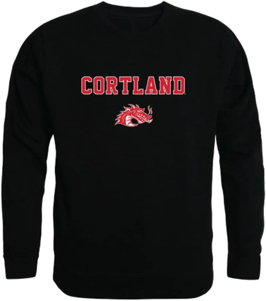 W Republic SUNY Cortland Red Dragons Mom Crewneck Pullover Sweatshirt Sweater