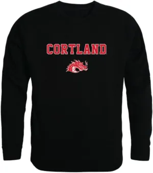 W Republic SUNY Cortland Red Dragons Mom Crewneck Pullover Sweatshirt Sweater