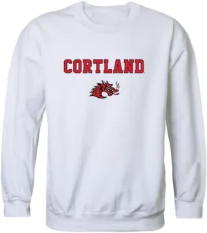 W Republic SUNY Cortland Red Dragons Mom Crewneck Pullover Sweatshirt Sweater