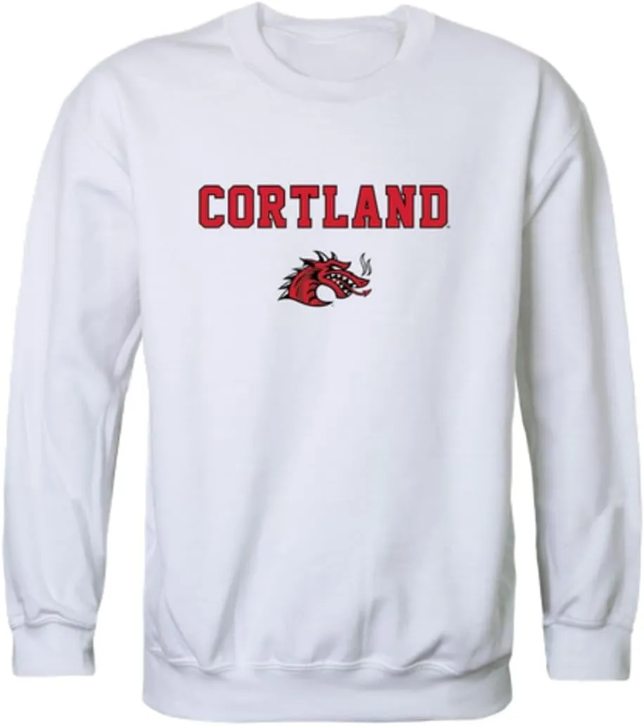 W Republic SUNY Cortland Red Dragons Mom Crewneck Pullover Sweatshirt Sweater