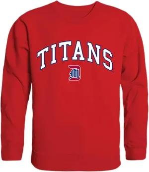 W Republic University of Detroit Mercy Titans Campus Crewneck Pullover Sweatshirt Sweate
