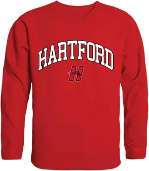 W Republic University of Hartford Hawks Campus Crewneck Pullover Sweatshirt Sweate