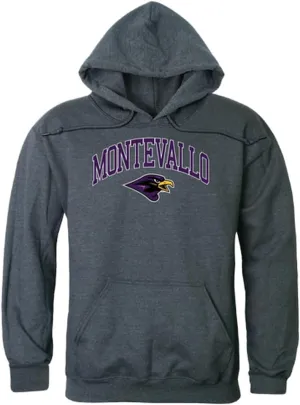 W Republic University of Montevallo Falcons Campus Hoodie Sweatshirts - Heather Charcoal, X-Large
