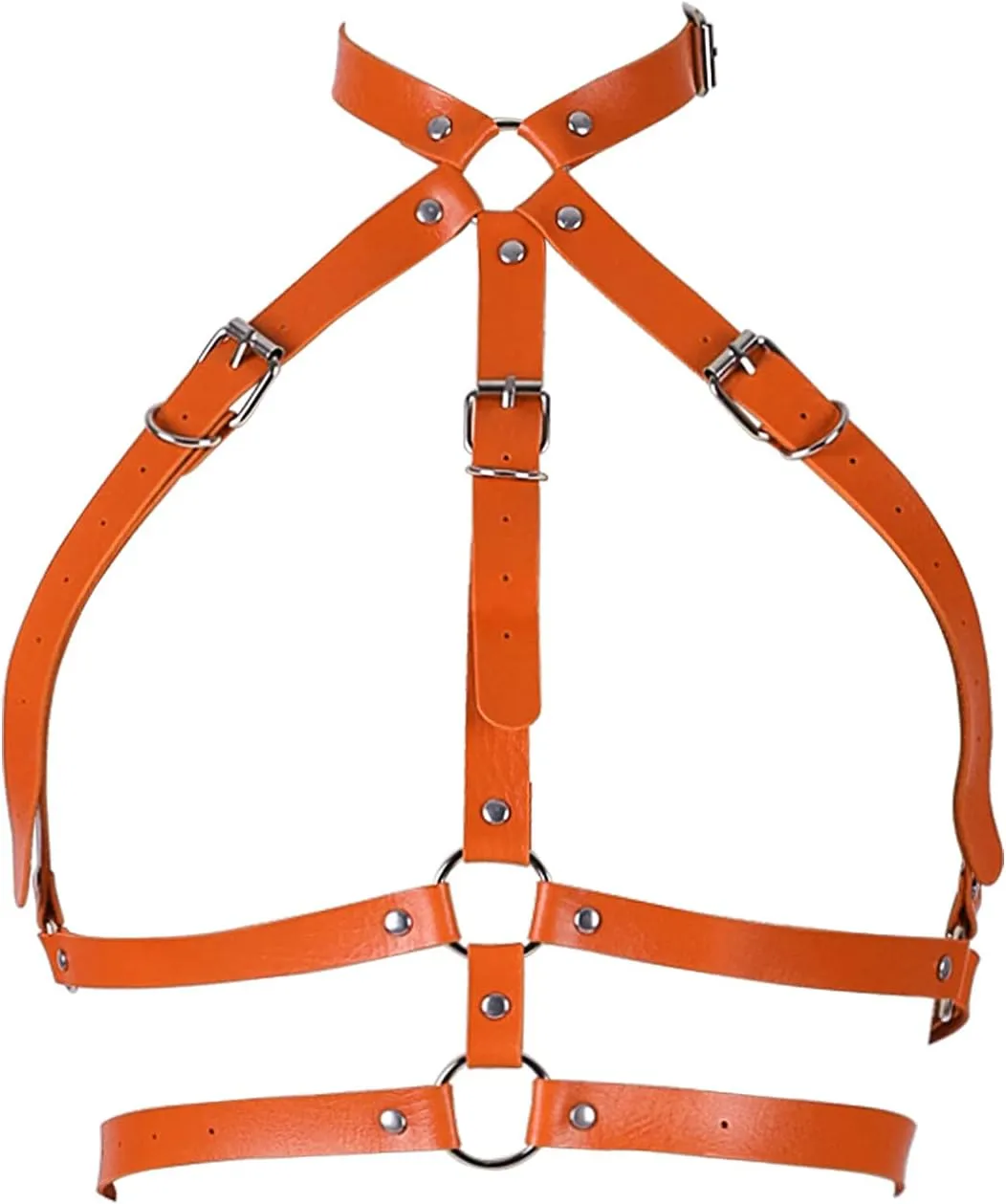 Waist belt Body harness for women Leather Bra Chest strap Dance Rock Photography Punk Festival rave Gothic Lingerie cage