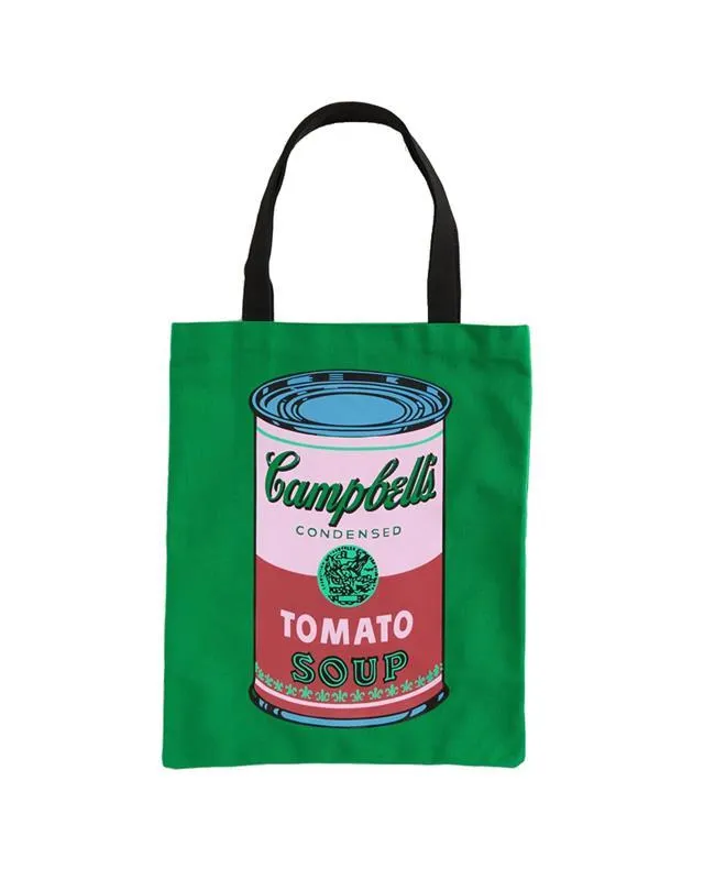 Warhol Soup Can Canvas Tote Bag