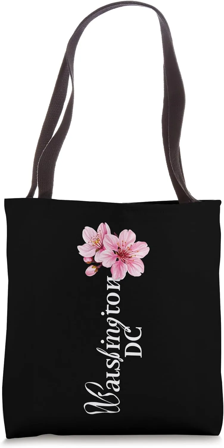 Washington DC Cherry Blossom Festival Souvenir DC Gift Tote Bag