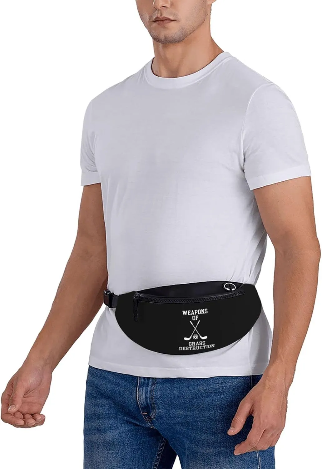 Weapon Of Grass Destruction Unisex Adjustable Waist Bag Outdoor Sports Running Waist Bag Business Travel Phone Bag