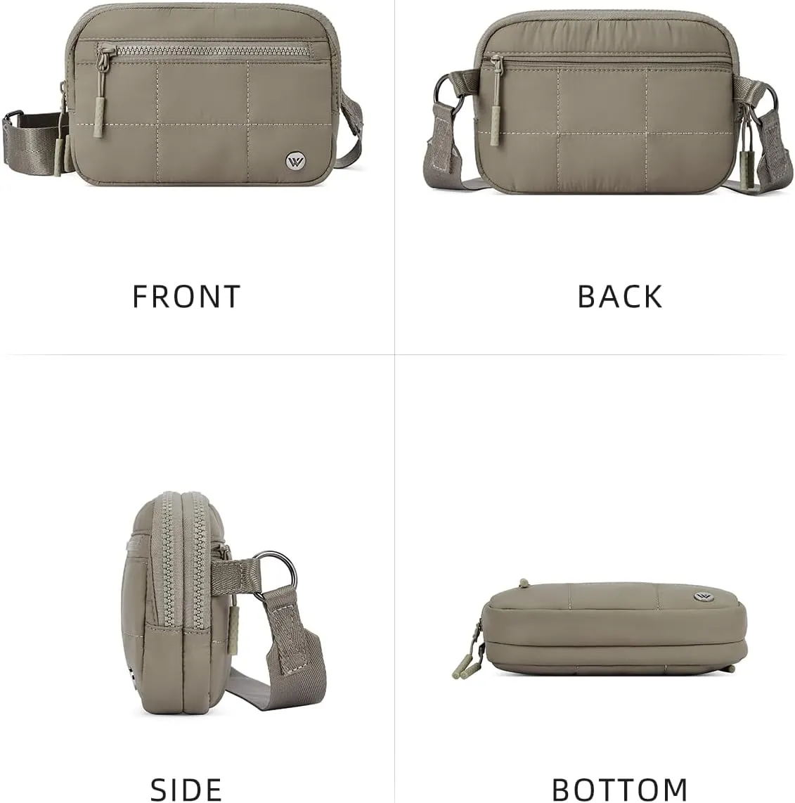 WESTBRONCO Small Crossbody Bags for Women Nylon with Adjustable Strap, Mini Crossbody Purse, Shoulder Bag Traveling Workout