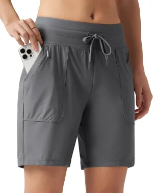 Willit Women's Shorts Hiking Athletic Shorts Quick Dry Golf Outdoor Casual 5"/7" Shorts Lightweight UPF50 