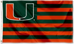 WinCraft Hurricanes Nation Stripes 3x5 Banner Flag