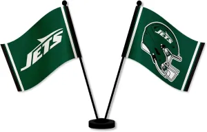 WinCraft New York Jets Desk and Table Top Flags