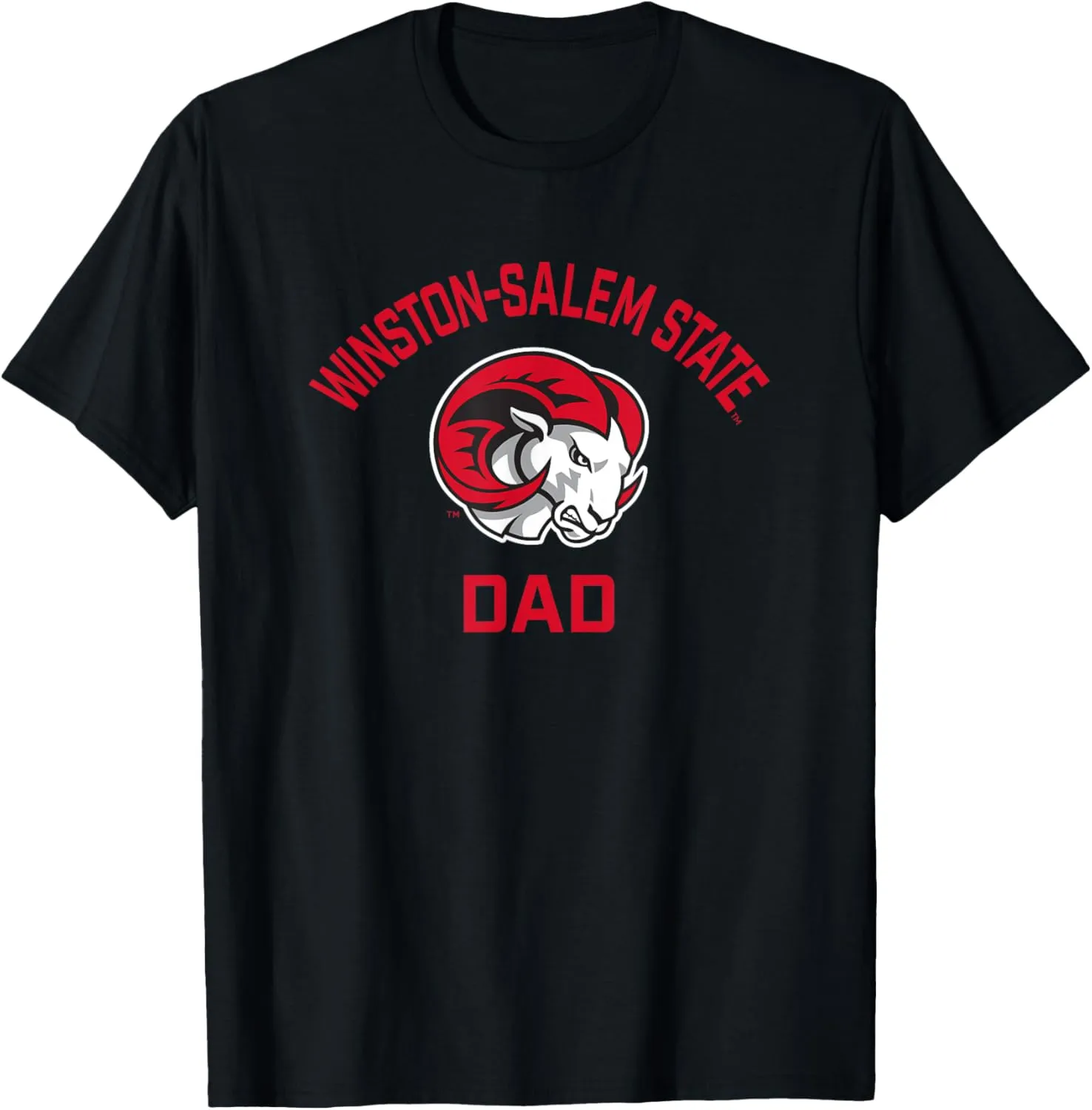 Winston-Salem State University WSSU Rams Arched Dad T-Shirt