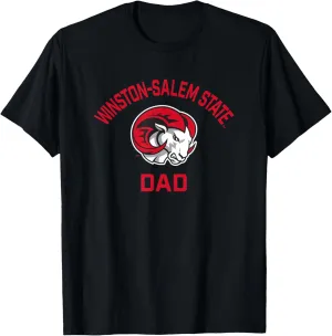 Winston-Salem State University WSSU Rams Arched Dad T-Shirt