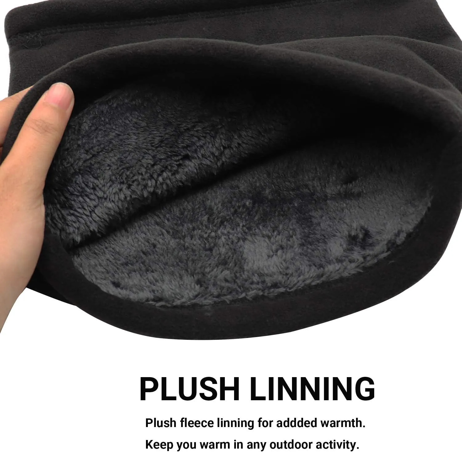 Winter Warm Versatile Polar Fleece Neck Gaiter Neck Warmer Face Mask Beanie Hat Thermal Snowboarding Ski Wear