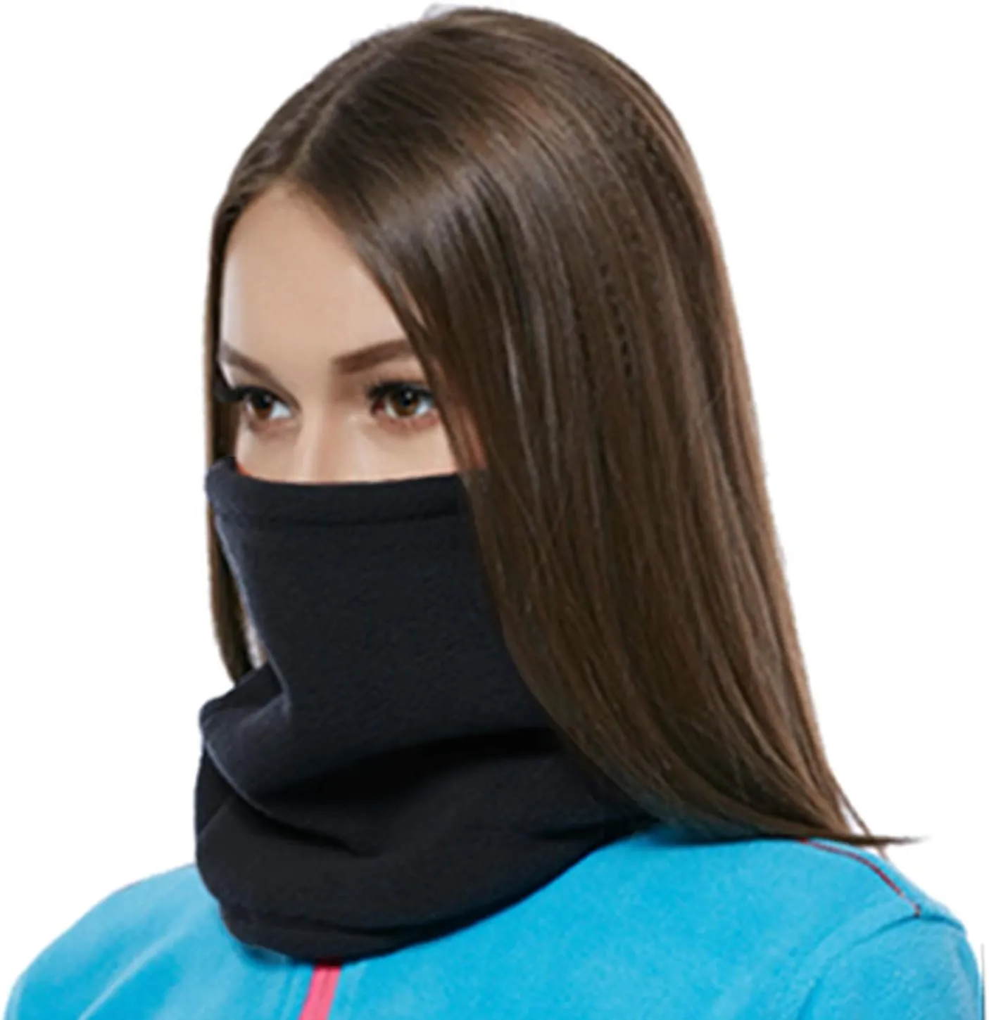 Winter Warm Versatile Polar Fleece Neck Gaiter Neck Warmer Face Mask Beanie Hat Thermal Snowboarding Ski Wear