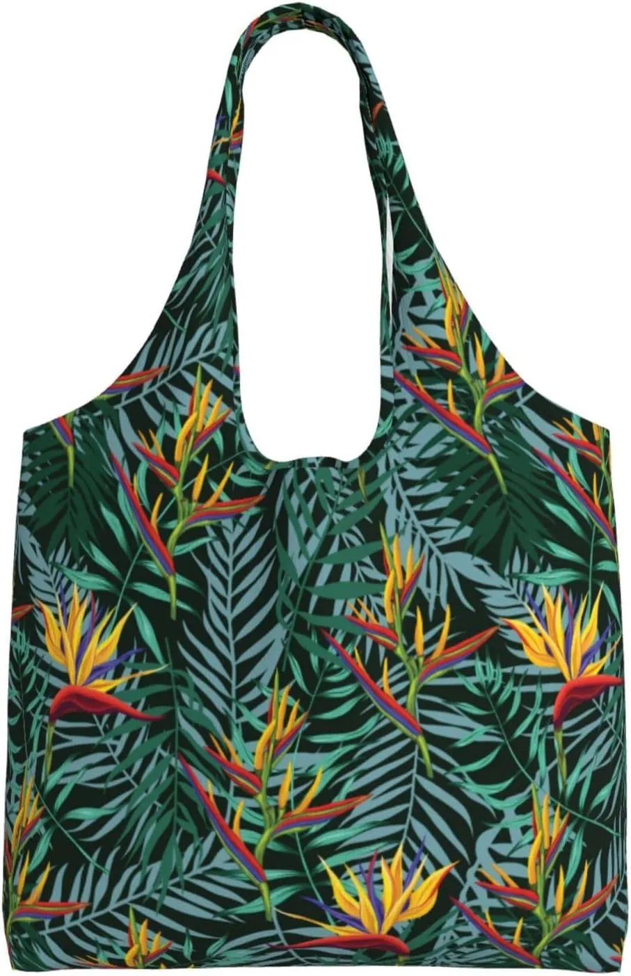 WOAIDY Reusable Grocery Bags for Kitchen, Foldable Durable Shopping Totes with 50lbs Capacity, Large Tote Bags with Handles
