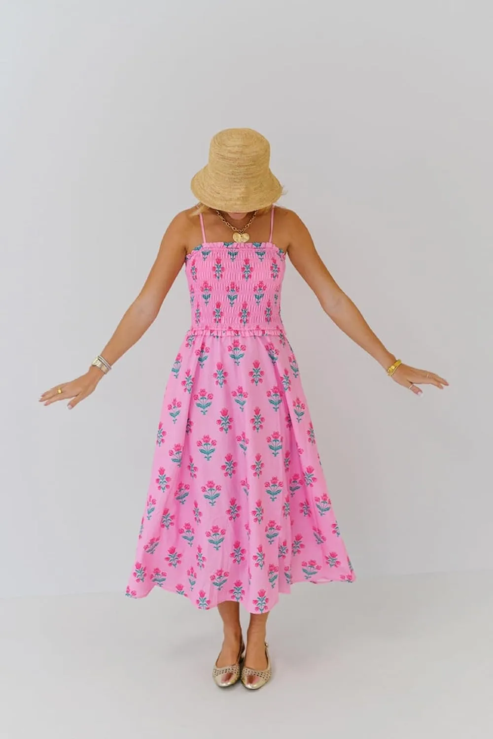 Women Boho Floral Long Dress Graffiti Backless Cami Dress Flowy Sleeveless Maxi Sundress Summer Holiday Beachwear