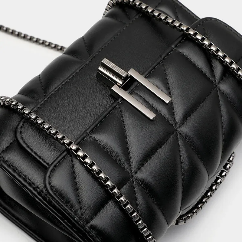 Women Luxury Designer genuine Bags Leather Chain Women Handbags Shoulder Female bag New Casual Fashion Ladies Messenger Bags